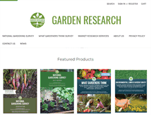 Tablet Screenshot of gardenresearch.com